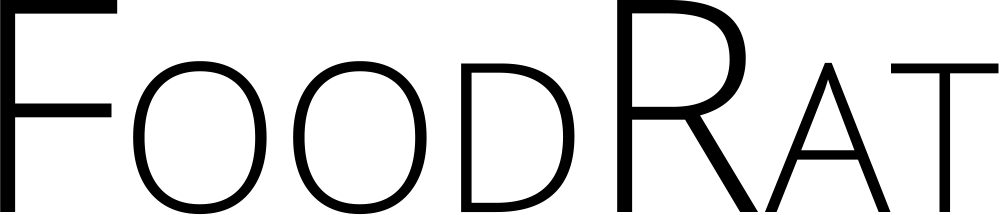 a cute rat chewing on a letter C grade restaurant sign